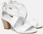 Nerogiardini Witte Sandalen Italiaanse Stijl White Dames - Thumbnail 2