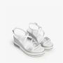Nerogiardini Witte Sleehak Sandaal met Stijl E307701D707 Multicolor Dames - Thumbnail 2