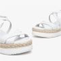 Nerogiardini Witte sleehak sandaal White Dames - Thumbnail 3