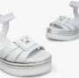 Nerogiardini Witte sleehaksandaal White Dames - Thumbnail 12