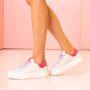 NeroGiardini Sneakers Skipper Wit Skipper Wit Yucon Fuchsia Pu.Riola Streetwear Vrouwen - Thumbnail 5