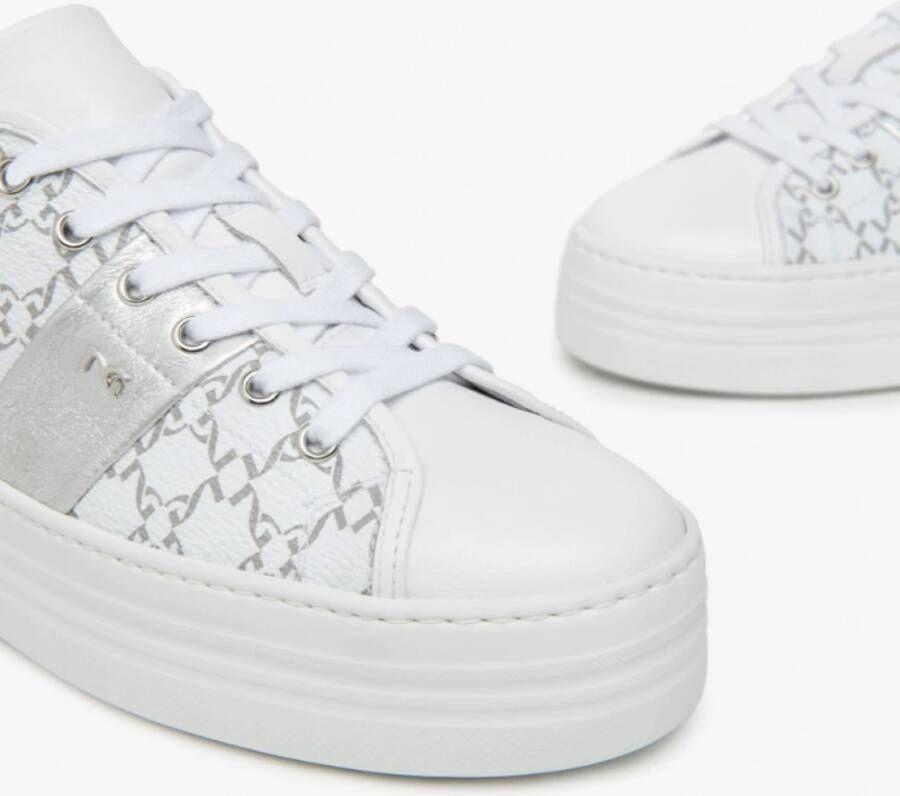 Nerogiardini Witte Sneakers E409951D Stijlvol Ontwerp Multicolor Dames