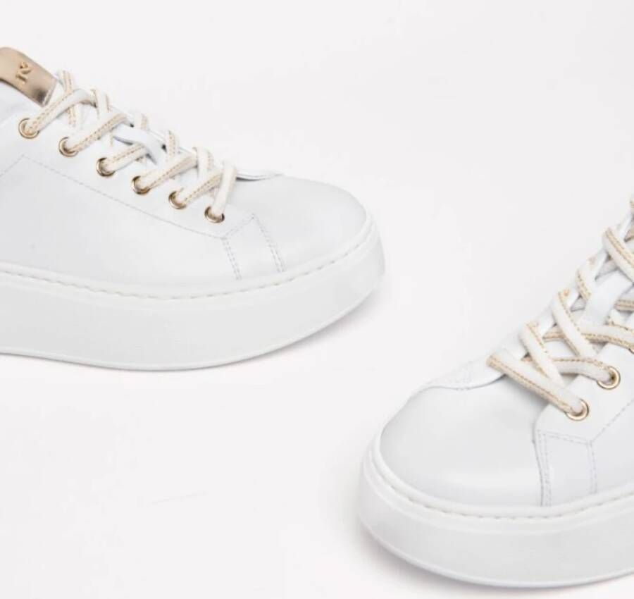 Nerogiardini Witte Sneakers Stijlvol Italiaans Ontwerp White Dames