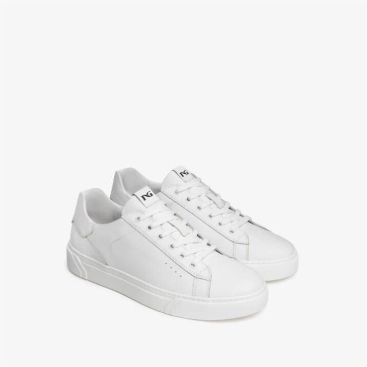 Nerogiardini Witte Sneakers Total White Heren