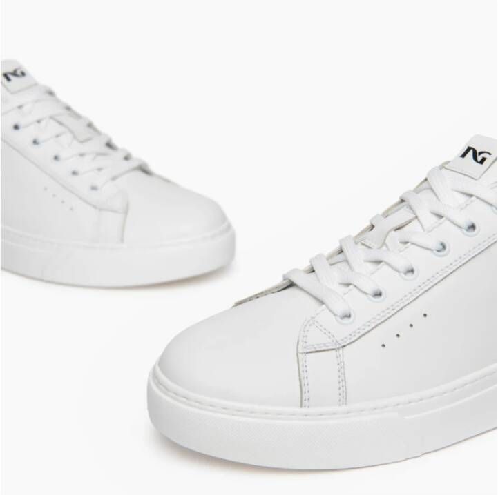 Nerogiardini Witte Sneakers Total White Heren