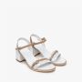 Nerogiardini Witte strass gesp sandaal White Dames - Thumbnail 2