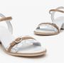 Nerogiardini Witte strass gesp sandaal White Dames - Thumbnail 4