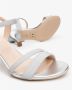 Nerogiardini Zilveren Sandalen met Microglitter - Thumbnail 2