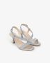 Nerogiardini Zilveren Sandalen voor Vrouwen Gray Dames - Thumbnail 2
