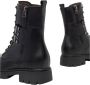 Nerogiardini Zwarte Biker Boots met Stijlvolle Vetersluiting Black Dames - Thumbnail 16