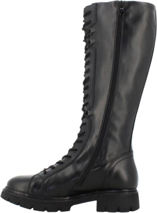 Nerogiardini Zwarte Dames Enkellaarzen Black Dames