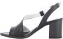 Nerogiardini Zwarte hoge hak sandalen Black Dames - Thumbnail 3