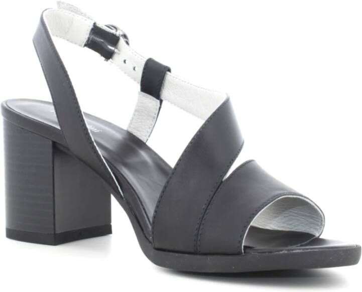 Nerogiardini Zwarte hoge hak sandalen Black Dames