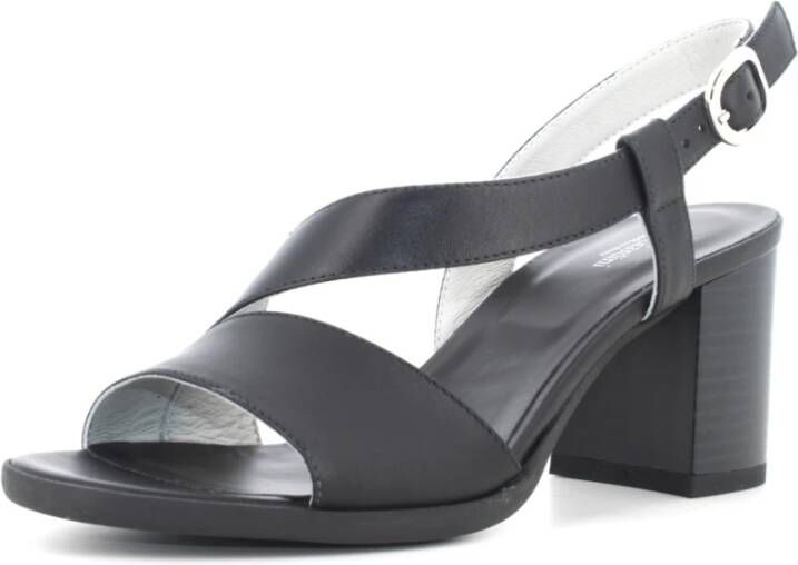 Nerogiardini Zwarte hoge hak sandalen Black Dames