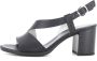 Nerogiardini Zwarte hoge hak sandalen Black Dames - Thumbnail 8