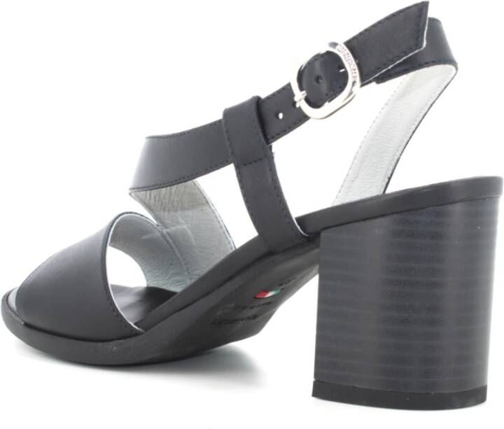 Nerogiardini Zwarte hoge hak sandalen Black Dames