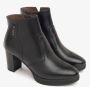 Nerogiardini Zwarte leren blokhak laarzen Black Dames - Thumbnail 2