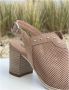 Nerogiardini Zwarte leren blokhak sandalen - Thumbnail 2