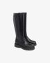 Nerogiardini Zwarte leren damesschoenen met zijlogo Black Dames - Thumbnail 7