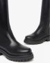 Nerogiardini Zwarte leren damesschoenen met zijlogo Black Dames - Thumbnail 8