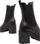 Nerogiardini Leren enkellaarsjes met elastische lussen Black Dames - Thumbnail 21