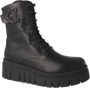 Nerogiardini Zwarte Leren Enkellaarzen met Metalen Detail Black Dames - Thumbnail 11