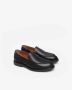 Nerogiardini Zwarte leren heren loafers met band Black Heren - Thumbnail 2