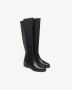 Nerogiardini Zwarte leren kniehoge laars Black Dames - Thumbnail 3