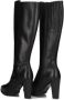 Nerogiardini Leren laarzen met decoratieve rits en NG-logo Black Dames - Thumbnail 13