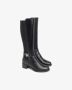 Nerogiardini Zwarte leren laarzen met decoratieve gesp Black Dames - Thumbnail 2