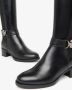 Nerogiardini Zwarte leren laarzen met decoratieve gesp Black Dames - Thumbnail 3
