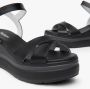 Nerogiardini Zwarte leren sleehak sandalen - Thumbnail 2