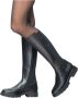 Nerogiardini Zwarte Leren Winterlaarzen Stijlvol Ontwerp Black Dames - Thumbnail 17