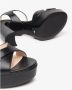 Nerogiardini Zwarte Plateau Sandalen - Thumbnail 2