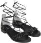 Nerogiardini Zwarte platte sandalen E218670D - Thumbnail 3
