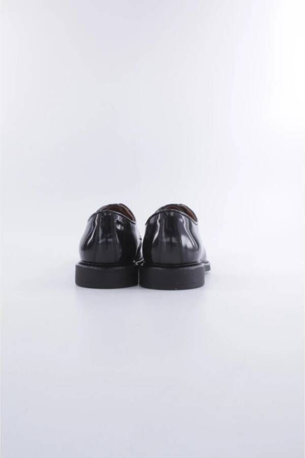 Nerogiardini Zwarte platte schoenen Elegant stijl Black Heren