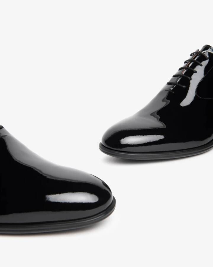 Nerogiardini Zwarte platte schoenen Elegante stijl Black Heren