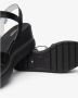 Nerogiardini Zwarte sandalen met sleehak - Thumbnail 2