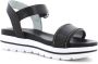 Nerogiardini Zwarte Leren Sandalen met Strass-stenen Black Dames - Thumbnail 12