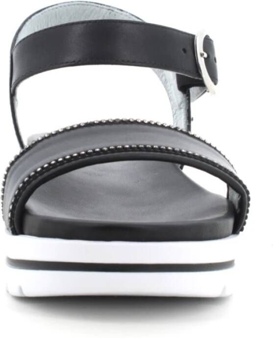 Nerogiardini Zwarte Sandalen voor Vrouwen Black Dames