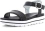 Nerogiardini Zwarte Leren Sandalen met Strass-stenen Black Dames - Thumbnail 9