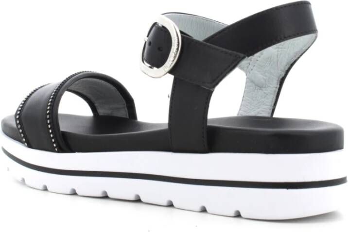 Nerogiardini Zwarte Sandalen voor Vrouwen Black Dames