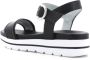 Nerogiardini Zwarte Leren Sandalen met Strass-stenen Black Dames - Thumbnail 10