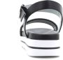 Nerogiardini Zwarte Leren Sandalen met Strass-stenen Black Dames - Thumbnail 11