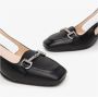 Nerogiardini Zwarte slingback met gesp Black Dames - Thumbnail 3