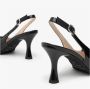 Nerogiardini Zwarte Slingback Sandalen Black Dames - Thumbnail 11