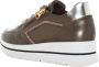 Nerogiardini Bruine Leren Sneakers met Ritssluiting Brown Dames - Thumbnail 10