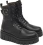 Nerogiardini Zwarte Leren Enkellaarzen met Metalen Detail Black Dames - Thumbnail 15