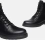 Nerogiardini Leren Dames Enkellaarzen met Veters en Ritssluiting Black Dames - Thumbnail 9
