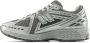 New Balance Grijze Sneakers Logo Stof Suède Rubber Gray Heren - Thumbnail 26